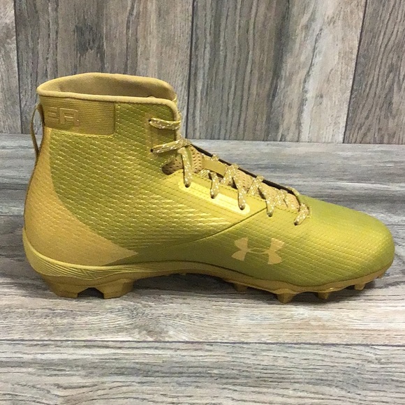 NEW Under Armour UA Hammer MC Football Cleats Gold - Picture 5 of 6